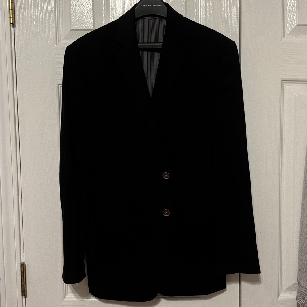 Calvin Klein Black Blazer with Striped Lining slim fit